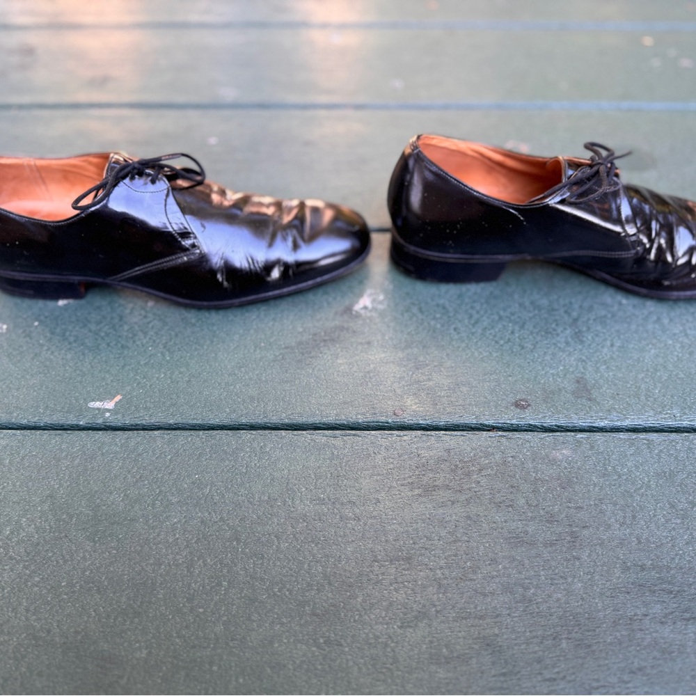 Church's Black Patent Leather Oxfords